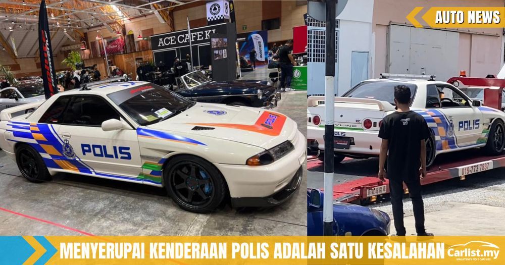 Nissan Skyline R32 Menyerupai Kereta Polis Disita Di Art Of Speed