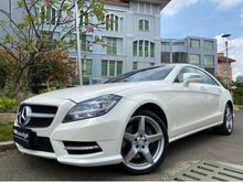 2012 Mercedes-Benz CLS350 3.5 AMG Coupe Reg.2013 White On Black Km40rb Sunroof PBD AirSus E.Start #AUTOHIGH #BEST DEAL