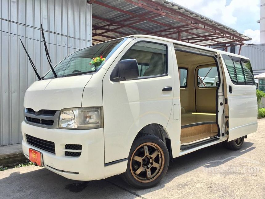 Toyota Hiace 2008 D4D 2.5 in กรุงเทพและปริมณฑล Manual Van สีขาว for