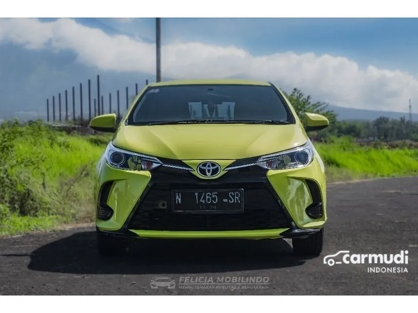 Jual Mobil Toyota Yaris 2021 G 1.5 di Jawa Timur Automatic Hatchback Kuning Rp 202.500.000