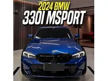 2024 BMW 330i 2.0 M Sport Pro Sedan Blue on Black Facelift New Model Msport Biru