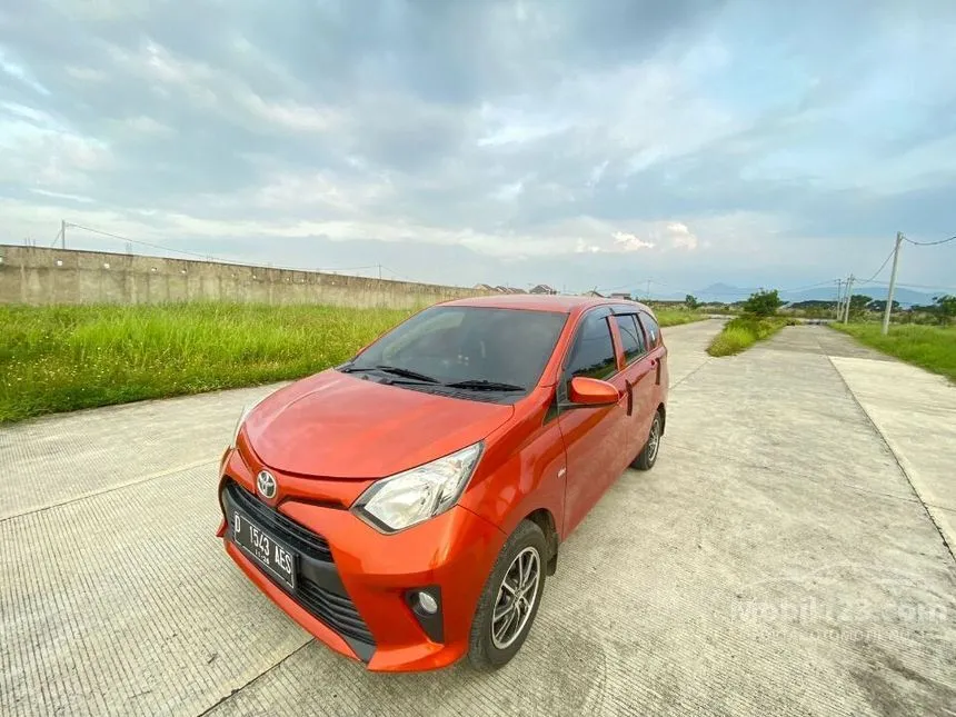 Jual Mobil Toyota Calya 2016 E 1.2 di Jawa Barat Manual MPV Orange Rp 90.000.000