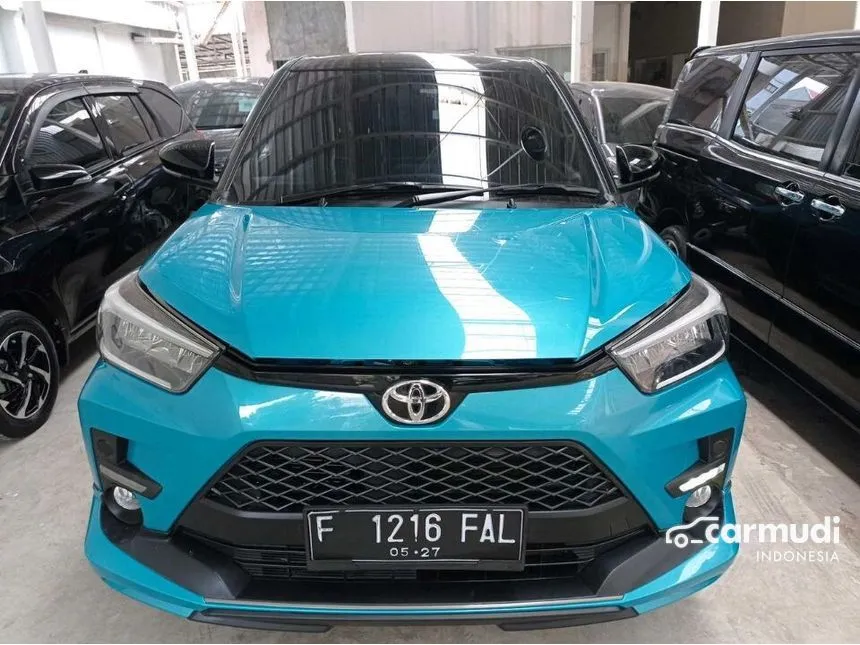 Jual Mobil Toyota Raize 2022 GR Sport 1.0 di Banten Automatic Wagon Biru Rp 225.000.000