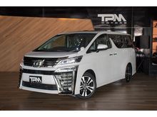 2018 Toyota Vellfire 2.5 (ปี 15-18) Z G EDITION Van AT