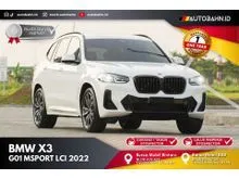 2022 BMW X3 2.0 xDrive30i M Sport SUV Tipe Tertinggi Masih Full Garansi dan Free Service BMW Resmi seluruh Indonesia