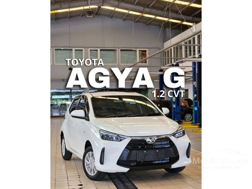Jual Mobil Toyota Agya 2024 G 1.2 di Jawa Barat Automatic Hatchback Putih Rp 181.000.000