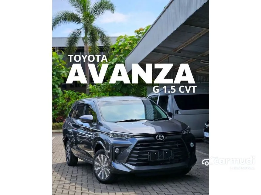 Jual Mobil Toyota Avanza 2024 G 1.5 di Banten Automatic MPV Hitam Rp 250.000.000