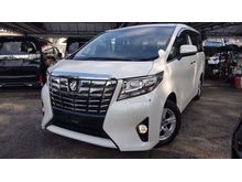 2015 Toyota Alphard 2.5 G MPV 2.5 X 8 Seaters Cream Interior 2 Power Door Unreg