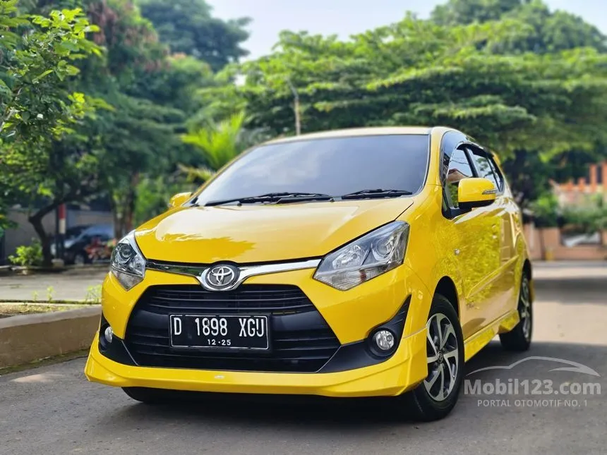 Jual Mobil Toyota Agya 2017 TRD 1.2 di Jawa Barat Automatic Hatchback Kuning Rp 127.000.000