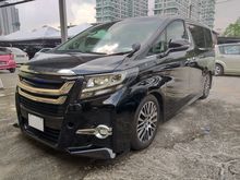 2016 Toyota Alphard 2.5 SC SUNROOF MODELISTA AERO GRILL ALPINE ROOF TV UNREG16