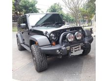 Jeep Wrangler JK Sport 2008 AT 4x4 KM 38rb Hitam Surabaya Velg dan Ban 2 Set
