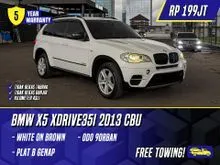 2013 BMW X5 3.0 xDrive35i Executive SUV CBU White on Brown Putih X Series 5 xDrive