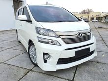 2013 Toyota Vellfire 2.4 ZG Matic Negooo