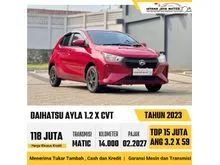 2023 Daihatsu Ayla 1.0 X Hatchback Matic Merah Irit Keren Kekinian Low KM