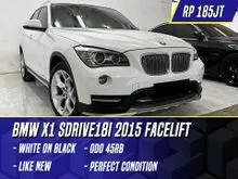 2015 BMW X1 2.0 sDrive18i xLine SUV Facelift White on Black Putih X Series 1 sDrive