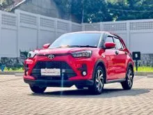 2022 Toyota Raize 1.0 T G (1 Tone) SUV Turbo Matic Merah Kondisi Prima Harga Termurah