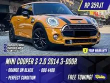 2014 MINI Cooper 2.0 S 3 Door Hatchback Orange on Black Oranye Oren 2 Door Oren