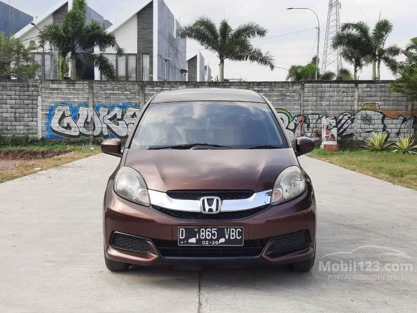 Jual Mobil Honda Mobilio 2015 S 1.5 di Jawa Barat Manual MPV Marun Rp 110.000.000