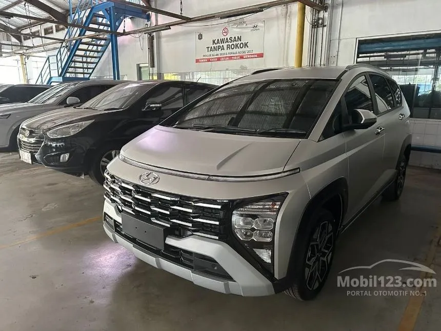 Jual Mobil Hyundai Stargazer X 2024 Prime 1.5 di Banten Automatic Wagon Emas Rp 325.000.000