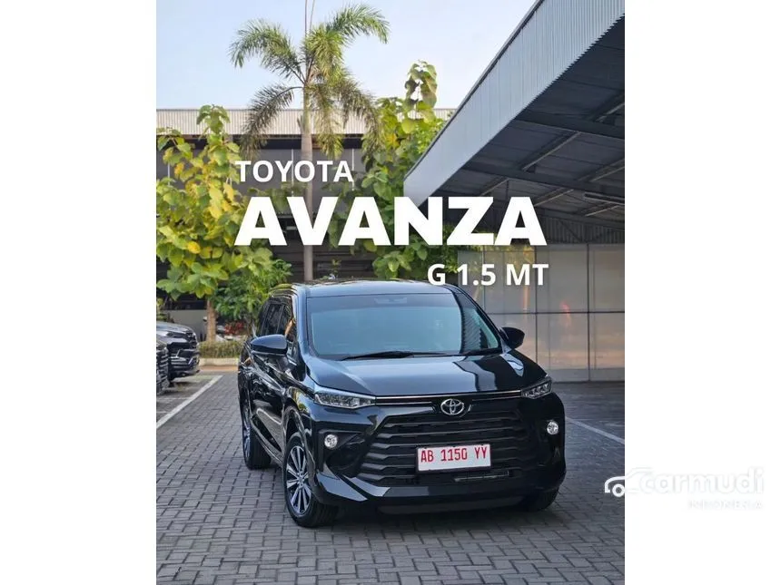 Jual Mobil Toyota Avanza 2024 G 1.5 di Banten Manual MPV Hitam Rp 262.000.000