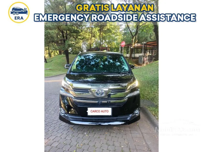 Jual Mobil Toyota Vellfire 2016 G 2.5 di DKI Jakarta Automatic Van Wagon Hitam Rp 615.000.000