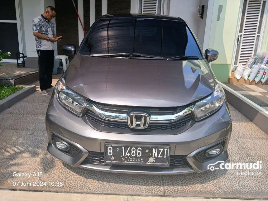 Jual Mobil Honda Brio 2020 Satya E 1.2 di Banten Automatic Hatchback Abu