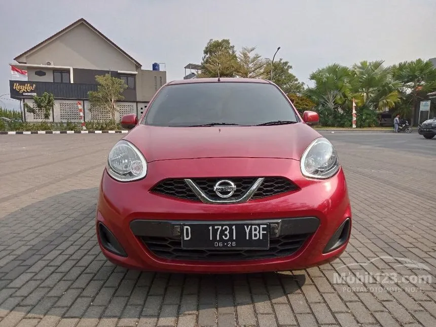 Jual Mobil Nissan March 2016 1.2L 1.2 di Jawa Barat Automatic Hatchback Marun Rp 99.000.000