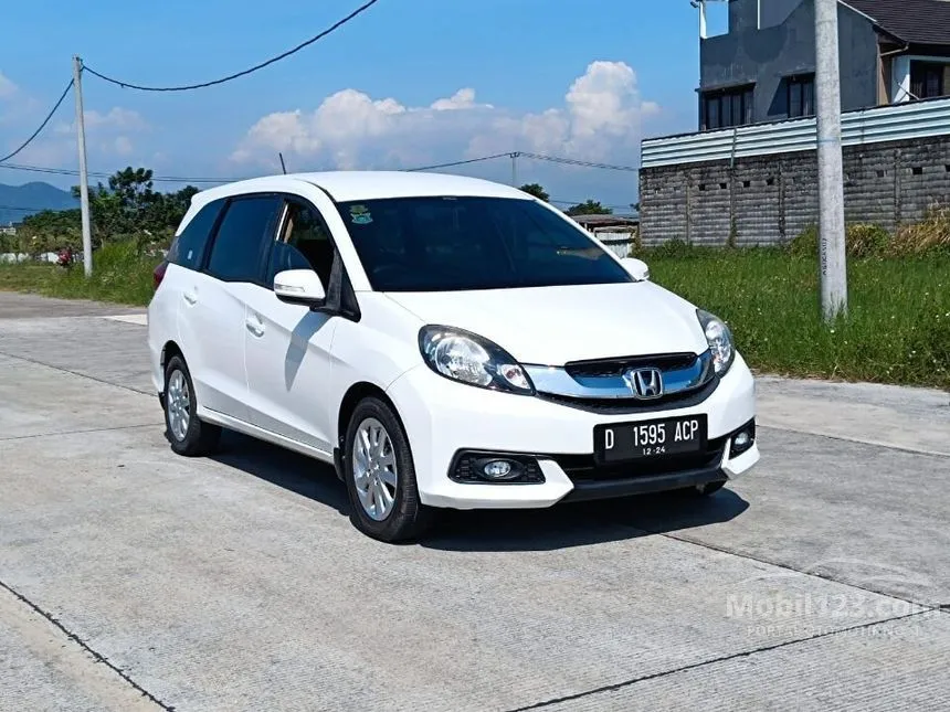 Jual Mobil Honda Mobilio 2014 E 1.5 di Jawa Barat Automatic MPV Putih Rp 129.000.000