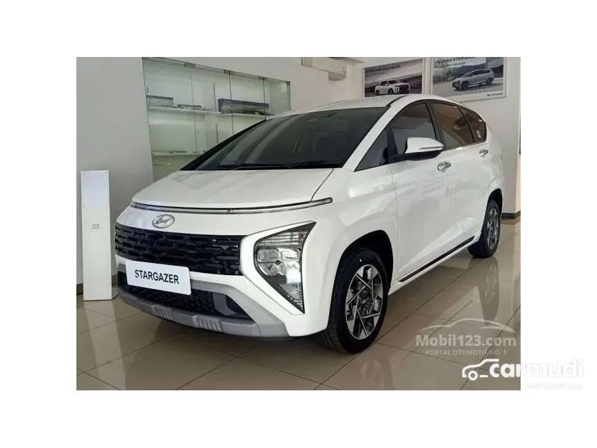 Jual Mobil Hyundai Stargazer 2024 Prime 1.5 di DKI Jakarta Automatic Wagon Putih Rp 50.000.000