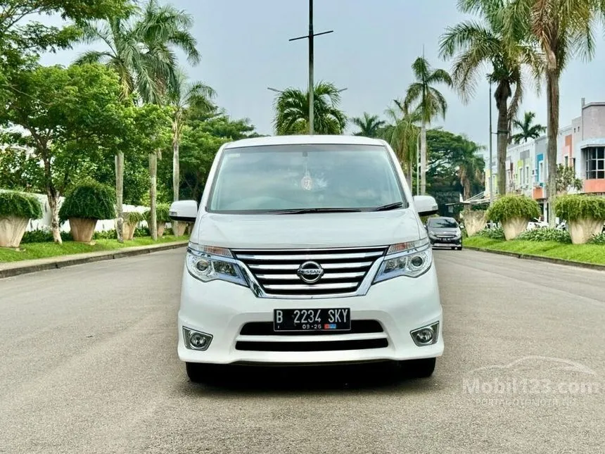 Jual Mobil Nissan Serena 2016 Highway Star 2.0 di DKI Jakarta Automatic MPV Putih Rp 185.000.000