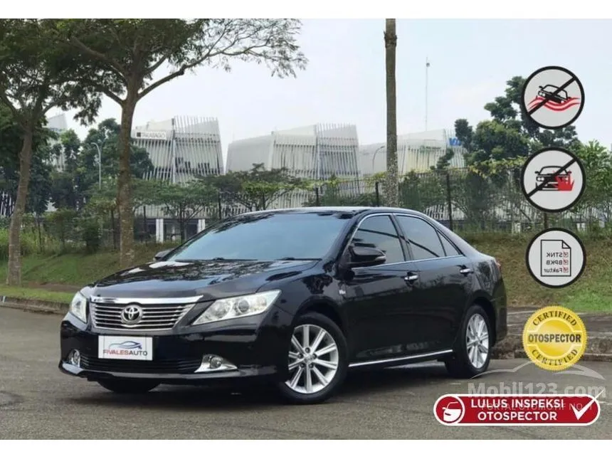 Jual Mobil Toyota Camry 2014 V 2.5 di Banten Automatic Sedan Hitam Rp 189.000.000