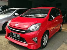 Toyota Agya 1.0 G TRD Sportivo 2015 AT merah good condition TDP 10 jutaan