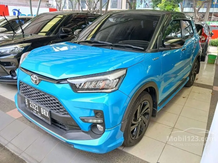 Jual Mobil Toyota Raize 2021 GR Sport TSS 1.0 di DKI Jakarta Automatic Wagon Biru Rp 212.000.000