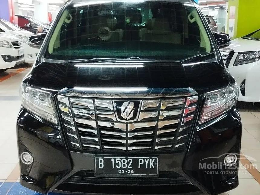Jual Mobil Toyota Alphard 2015 G 2.5 di DKI Jakarta Automatic Van Wagon Hitam Rp 550.000.000