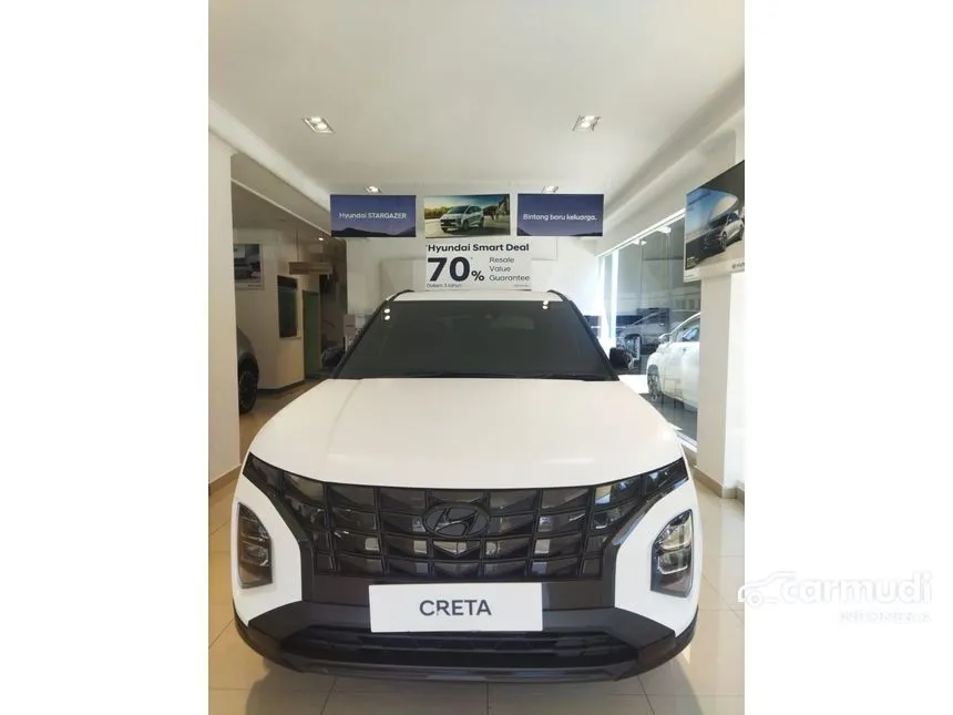 Jual Mobil Hyundai Creta 2024 Alpha 1.5 di DKI Jakarta Automatic Wagon Putih Rp 378.000.000