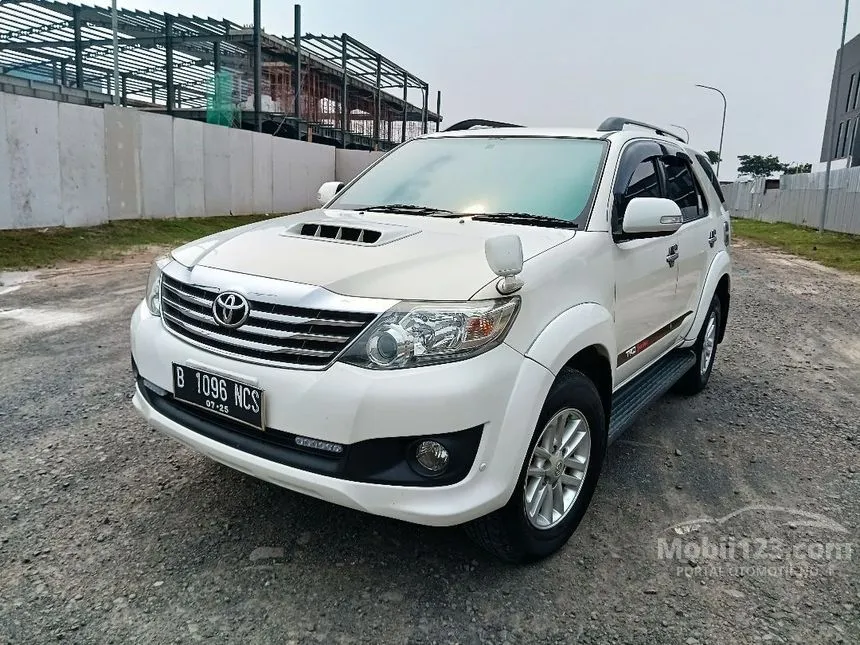 Jual Mobil Toyota Fortuner 2013 G 2.5 di Banten Automatic SUV Putih Rp 255.900.000