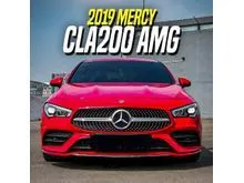2019 Mercedes-Benz CLA200 1.3 AMG Line Coupe Facelift Mercy Red on Black Merah CLA 200