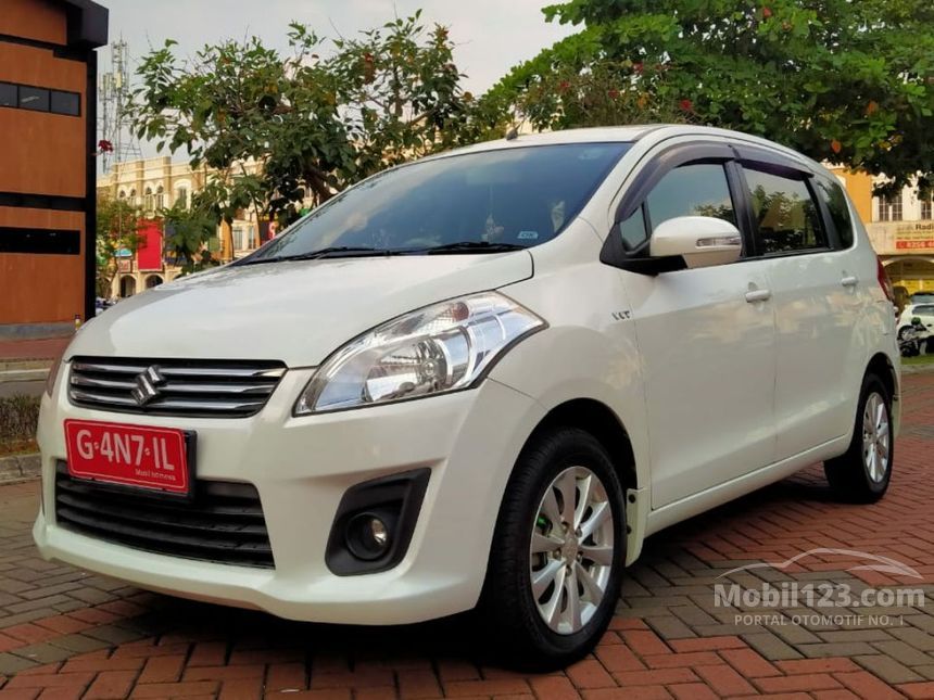 Jual Mobil Suzuki Ertiga 2014 GX 1.4 di Banten Automatic MPV Putih Rp