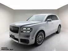 2025 Toyota Century 3.5 SUV PHEV. UNIT LANGKA. PRICE CASH BEST DEAL NEGOTIABLE. WHITE PEARL & SILVER TWO TONE. COLLECTOR LIMITED ITEM. READY