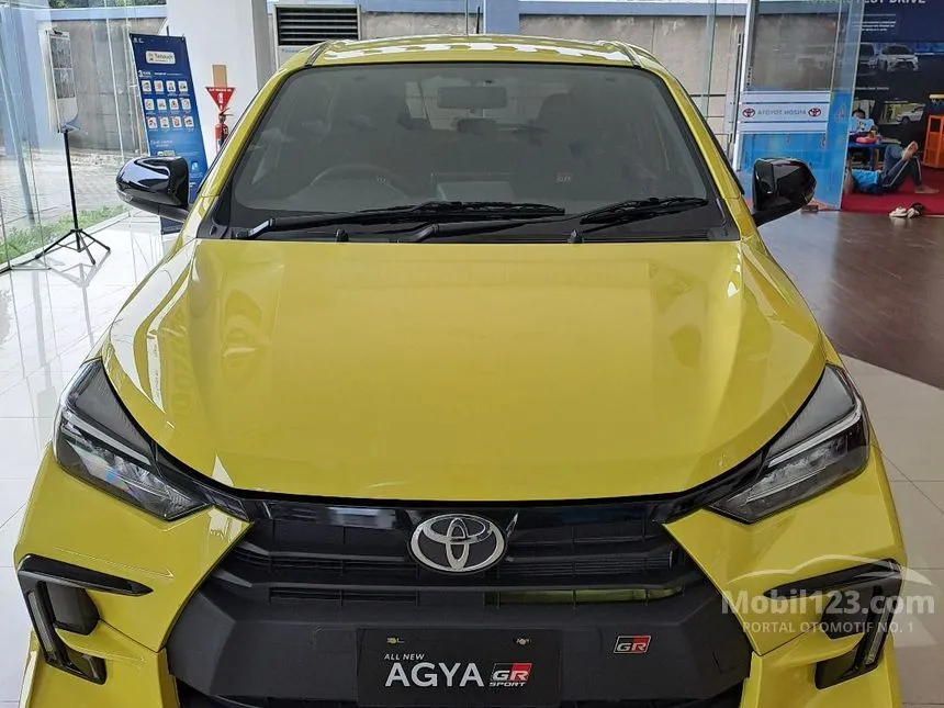 Jual Mobil Toyota Agya 2023 GR Sport 1.2 di Jawa Barat Manual Hatchback Kuning Rp 237.500.000