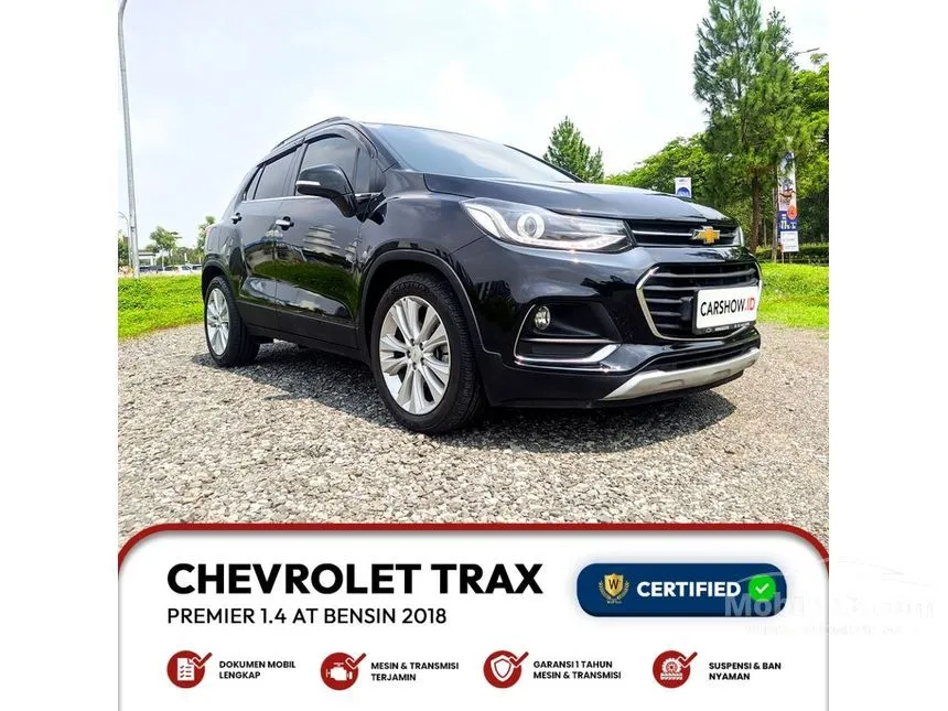 Jual Mobil Chevrolet Trax 2018 Premier 1.4 di Banten Automatic SUV Hitam Rp 180.000.000
