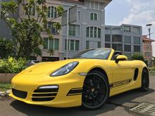 2012 Porsche Boxster 2.7 981 Convertible Reg.2013 Yellow On Black Cabrio Km5000 Full Opt TDP.275JT