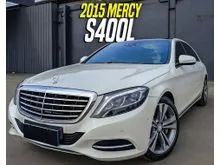 2015 Mercedes-Benz S400L 3.0 Exclusive Sedan White on Mocca Brown Mercy S400 L S 400 Putih