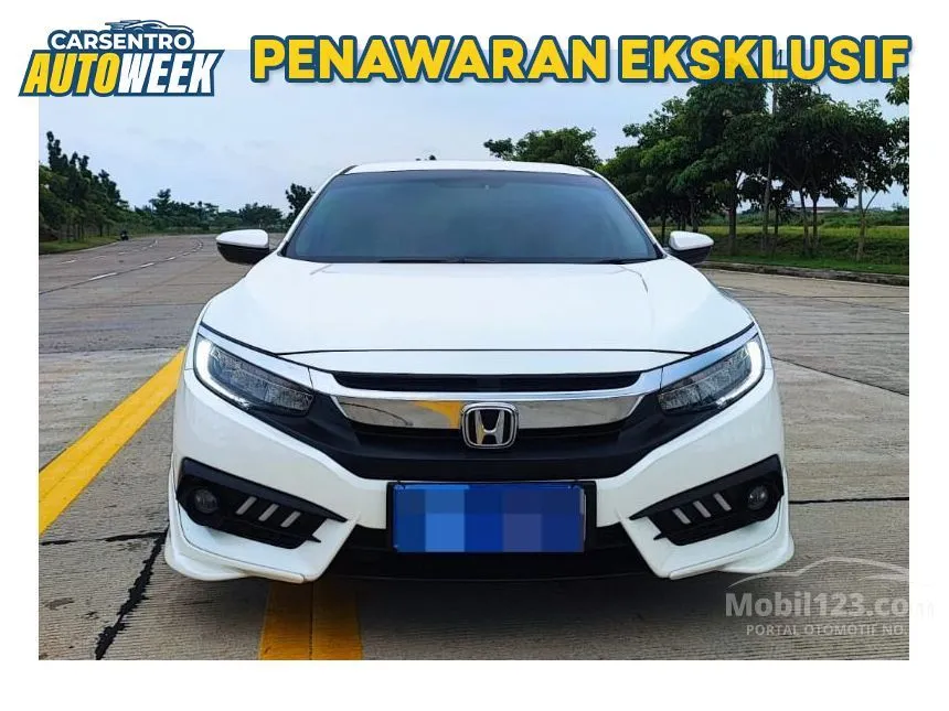 Jual Mobil Honda Civic 2017 ES Prestige 1.5 di Jawa Tengah Automatic Sedan Putih Rp 315.000.000