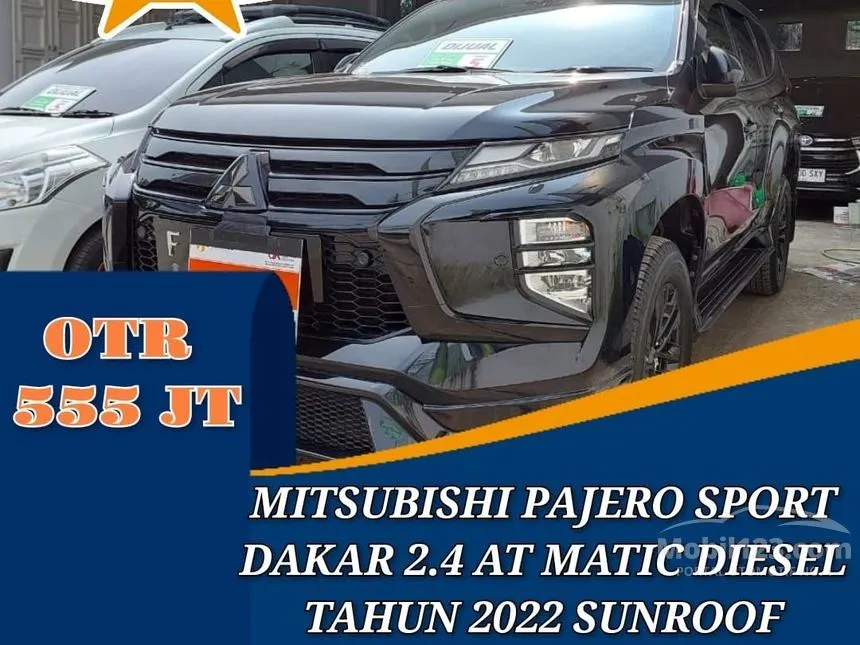 Jual Mobil Mitsubishi Pajero Sport 2022 Dakar 2.4 di DKI Jakarta Automatic SUV Hitam Rp 555.000.000