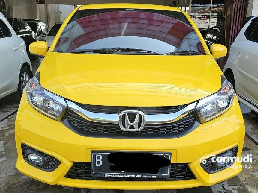 Jual Mobil Honda Brio 2022 E Satya 1.2 di Jawa Barat Automatic Hatchback Kuning Rp 152.000.000