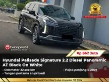 2023 Hyundai Palisade 2.2 Signature SUV  Diesel Panoramic AT Black On White NIK 2023 [ GARANSI 5TH ]
