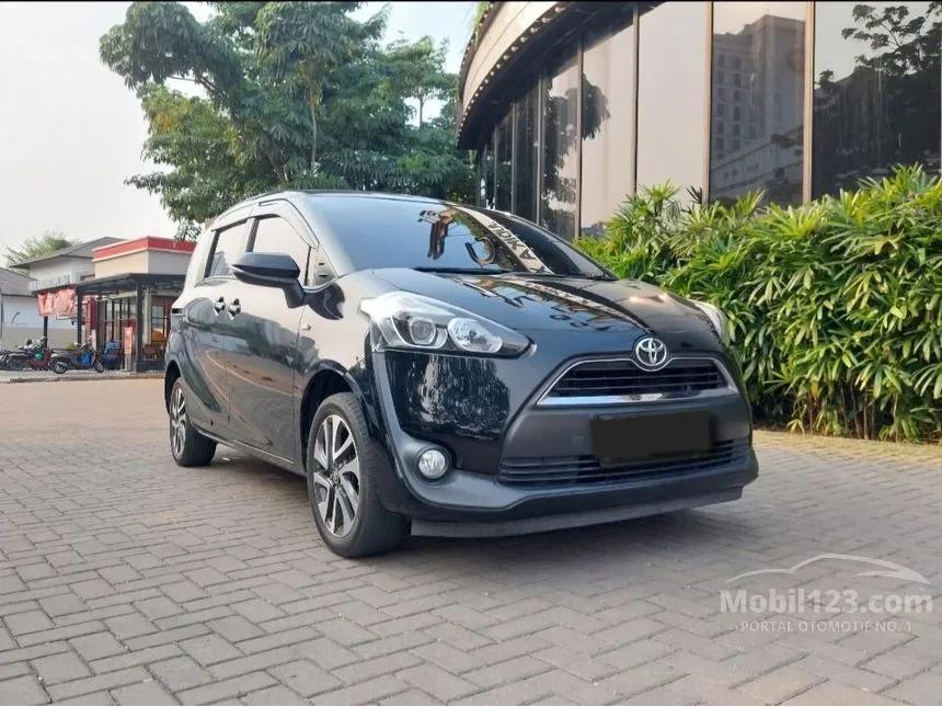Jual Mobil Toyota Sienta 2017 V 1.5 di Banten Manual MPV Hitam Rp 139.500.000