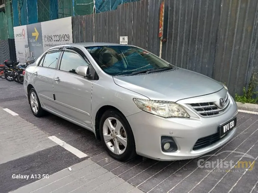 2013 Toyota Corolla Altis G Sedan