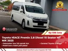 2025 Toyota Hiace 2.8 Premio Van Manual 2025 2024 [ GARANSI 5TH ]
